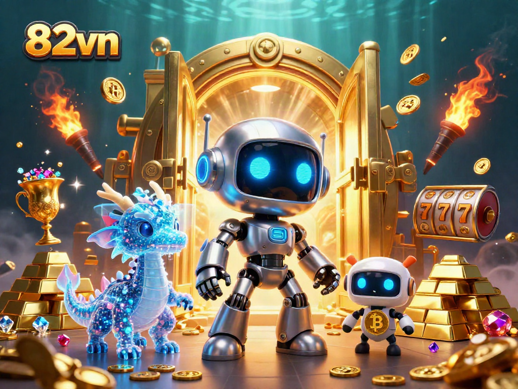 Spin the reels and win at 82vn with exciting jackpots and vibrant 3D casino characters!