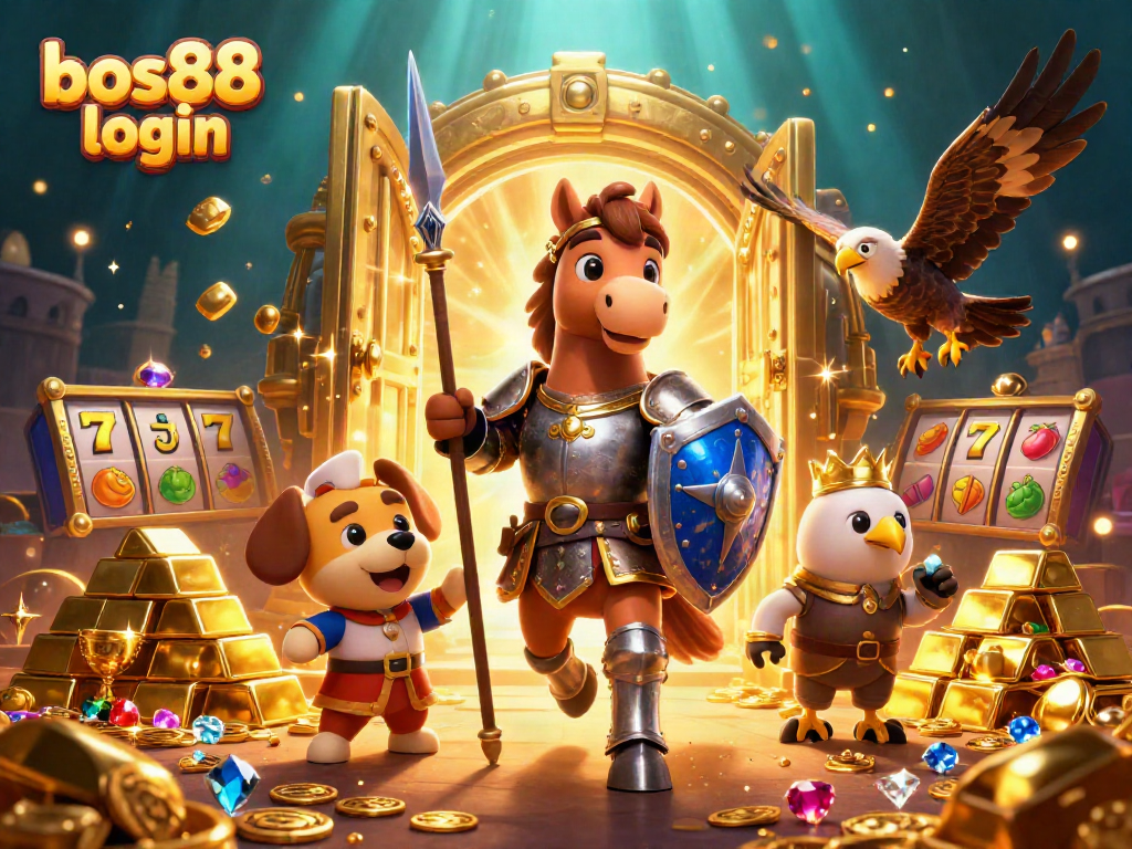Masuk ke bos88 login dan menang dengan slot berwarna-warni serta harta emas yang bersinar.