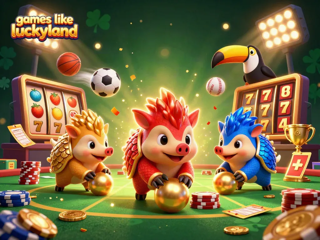 Experience thrilling gameplay with games like luckyland featuring vibrant pangolins battling amid dynamic casino elements.