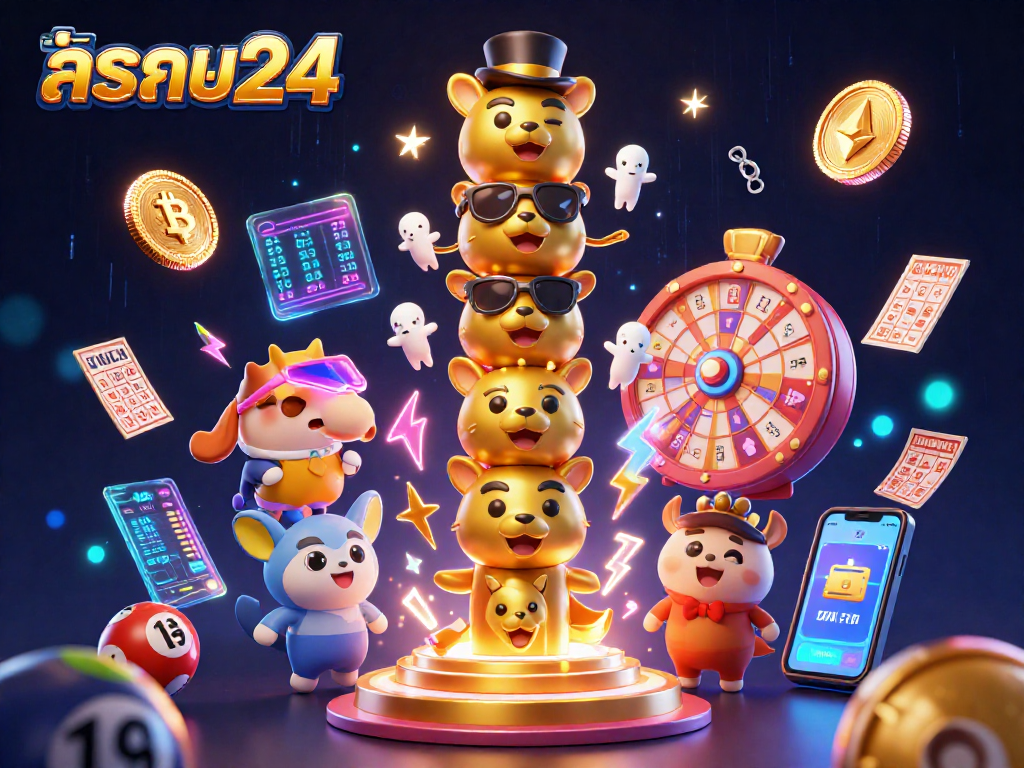 หวย24 เกมล็อตโต้สนุกสนานกับลูกบอลหมายเลขและวงล้อรางวัลเสริมโชคลาภ