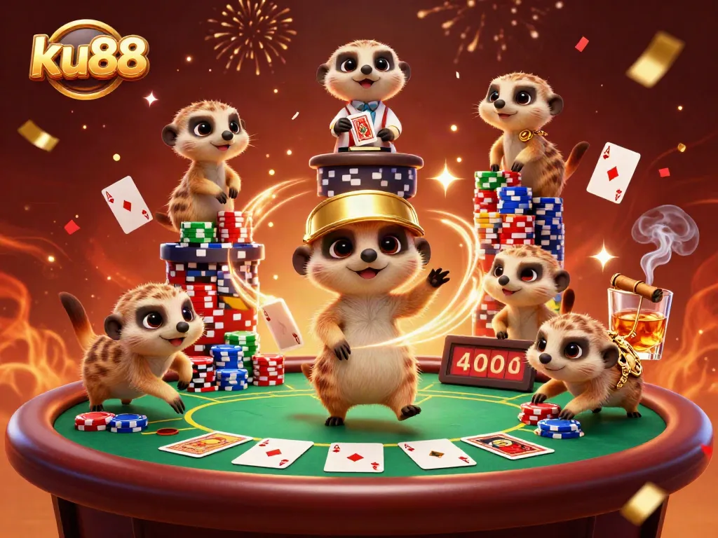 Experience winning thrills at ku88, where meerkats manage an exciting casino with vibrant poker action.