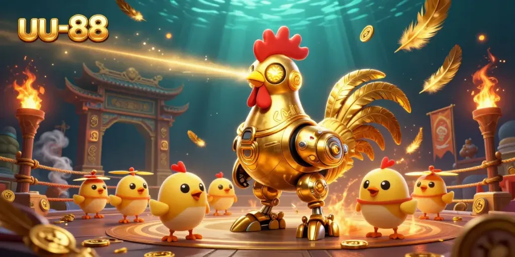 Engage in thrilling activities at uu-88 with vibrant casino elements and dynamic characters.