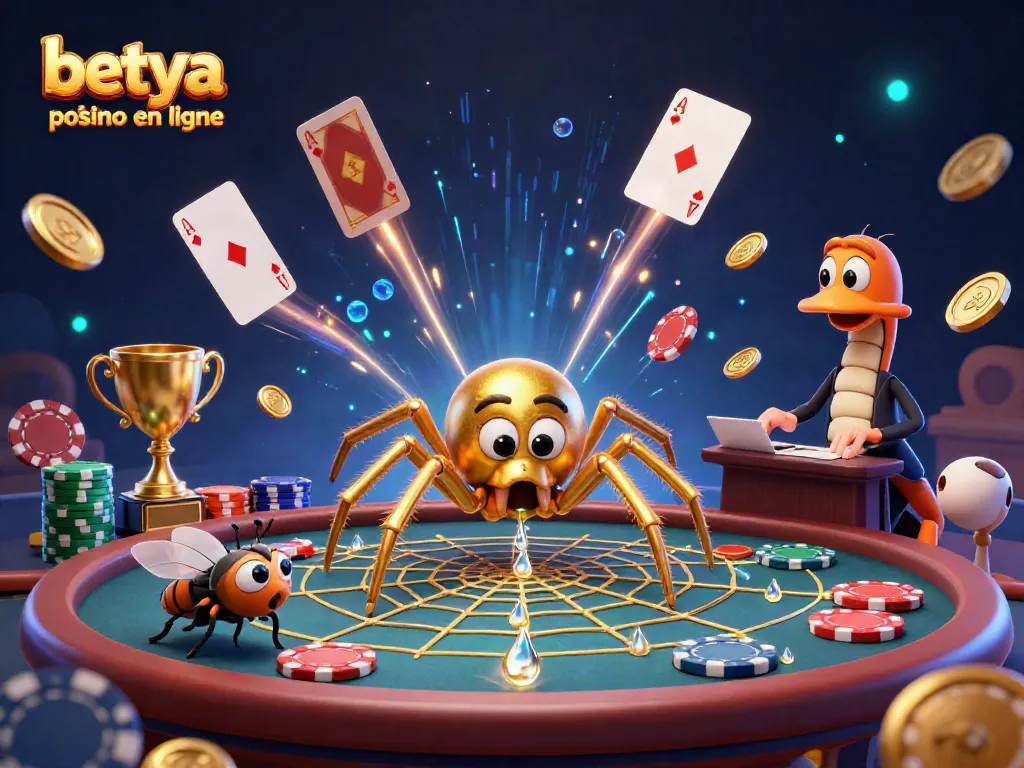 Experience thrilling wins at betya poker casino en ligne with vibrant poker-themed artwork.