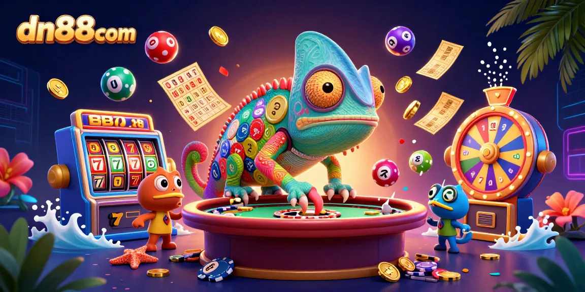 Experience the vibrant excitement of dn88com where the chameleon casino owner delights in winning with dynamic game elements.