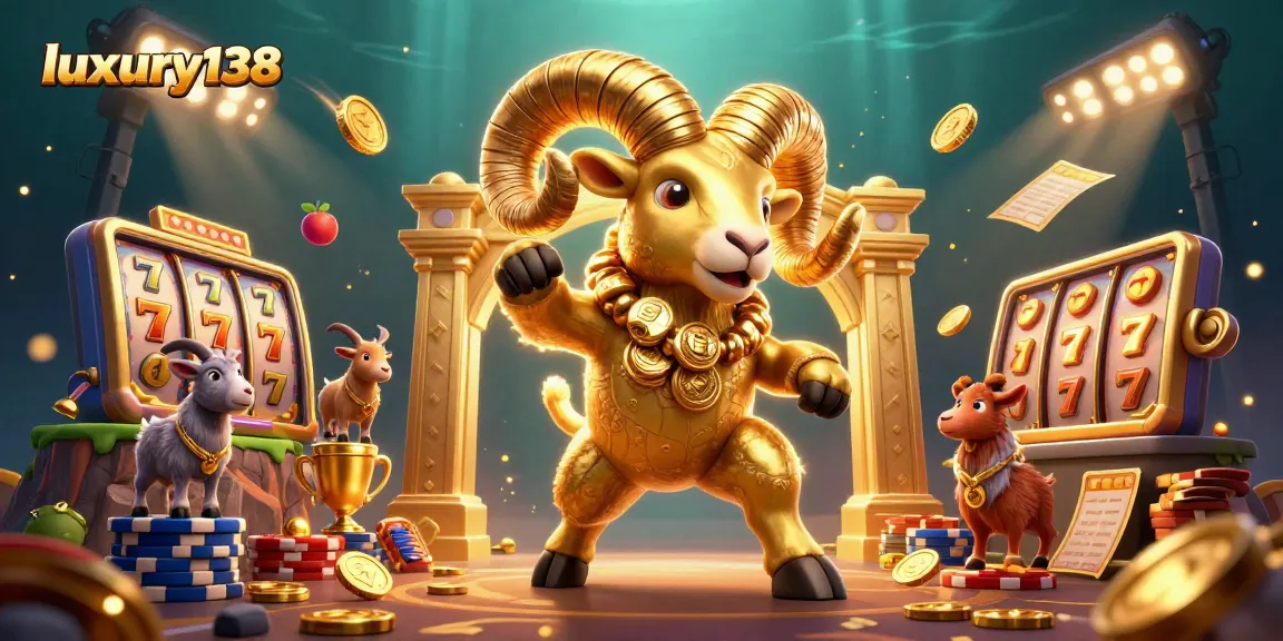 Permainan slot dan jackpot dengan luxury138 dalam desain 3D yang mengesankan.