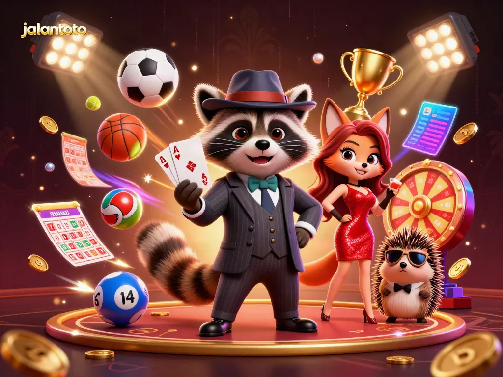 JALANTOTO menghadirkan pengalaman bermain togel dengan elemen dinamis dan menyenangkan di latar belakang mewah.