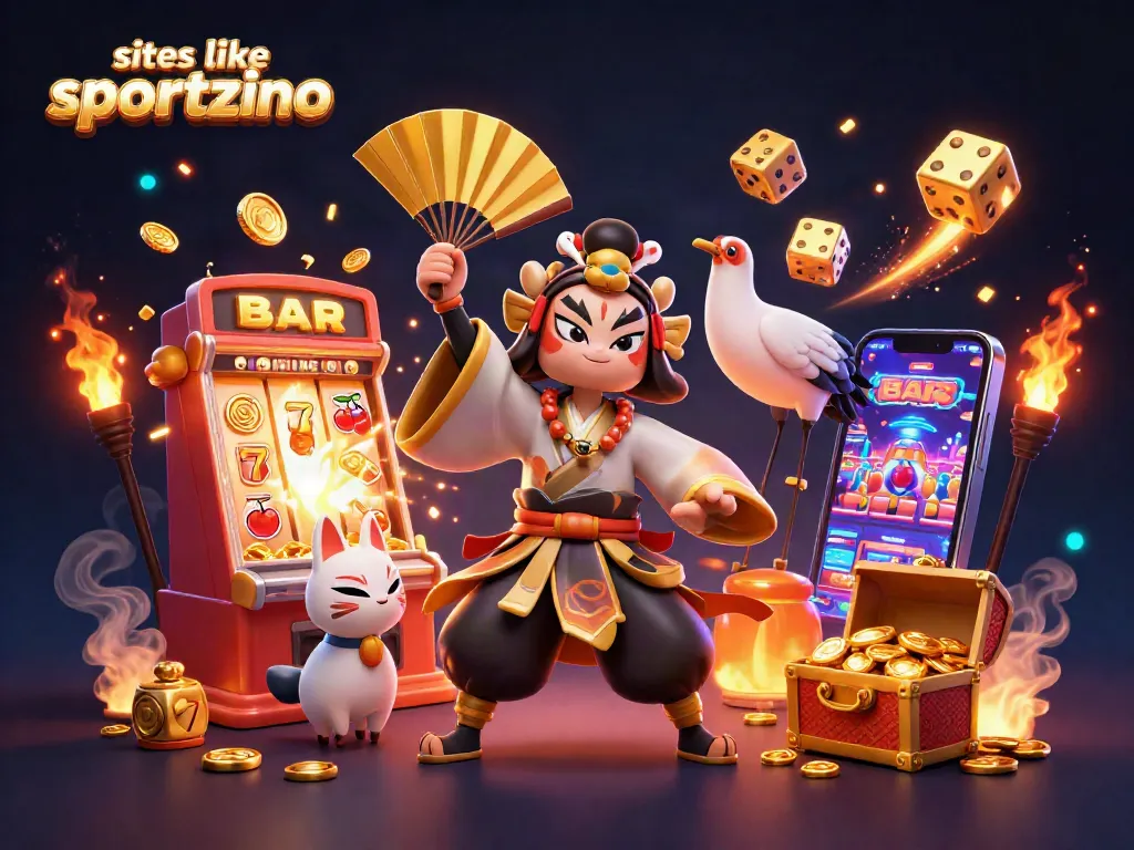 Play engaging casino games at sites like sportzino with colorful 3D graphics and vibrant characters.