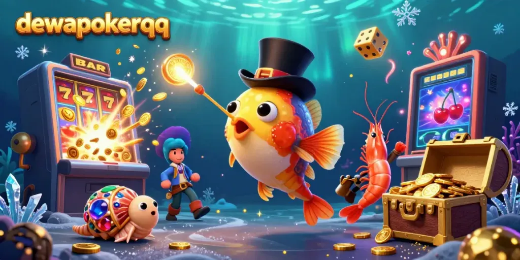Experience thrilling wins at dewapokerqq with captivating underwater casino themes and vibrant gaming action.
