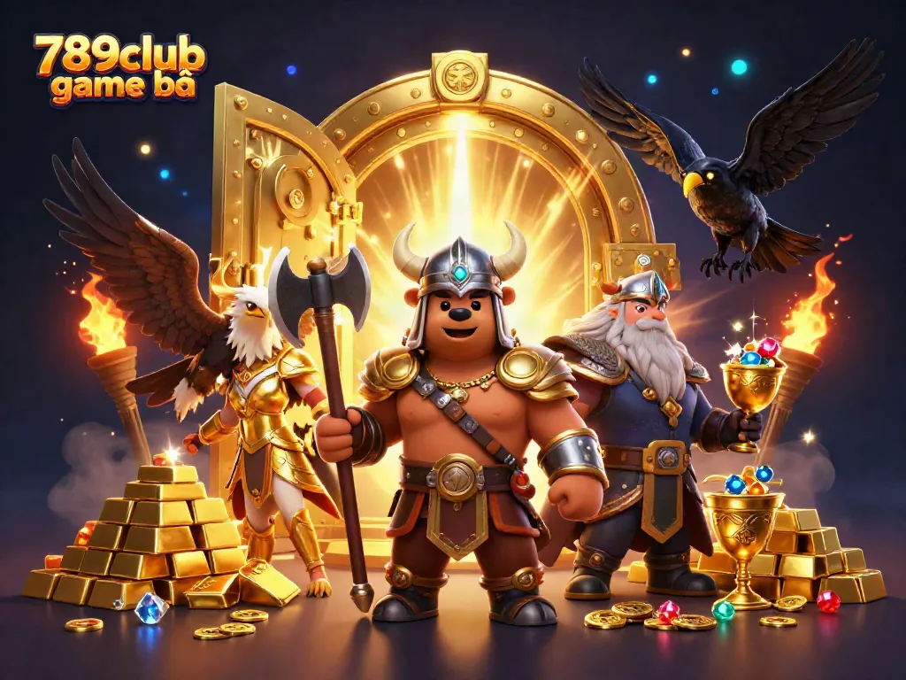 Catch the excitement of 789club game bài with this vibrant 3D illustration featuring dynamic casino elements.