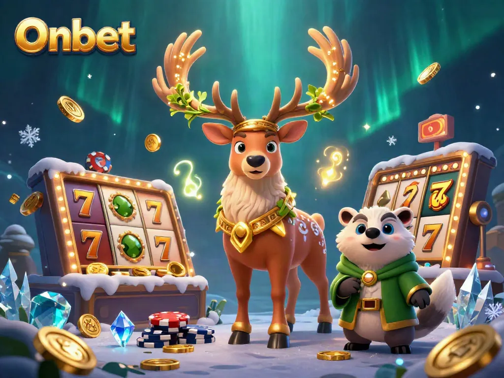 Experience thrilling wins at Onbet casino with vibrant 3D characters and engaging game elements.