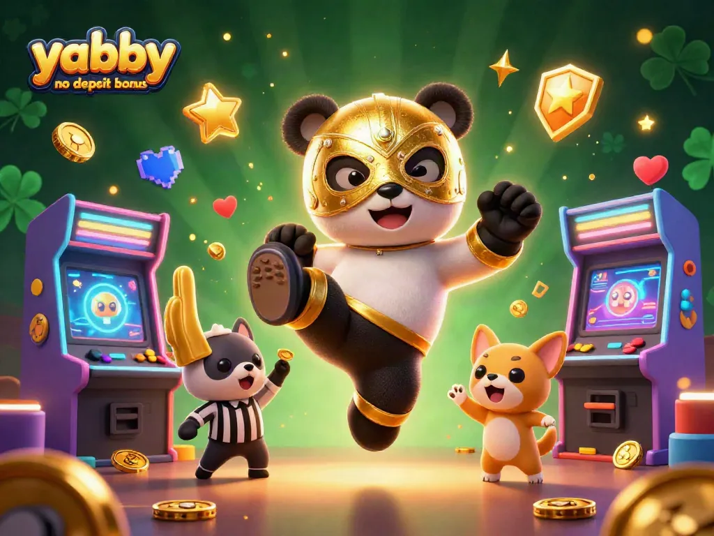 Experience the excitement of the yabby no deposit bonus with playful characters and casino themes