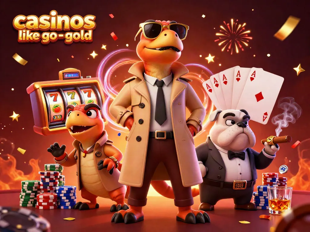 Experience slots and wins at casinos like go go gold with vibrant, cartoonish 3D fun.