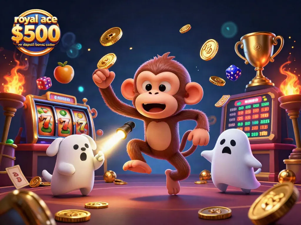 Engage with royal ace $500 no deposit bonus codes while watching a monkey juggle casino tokens.